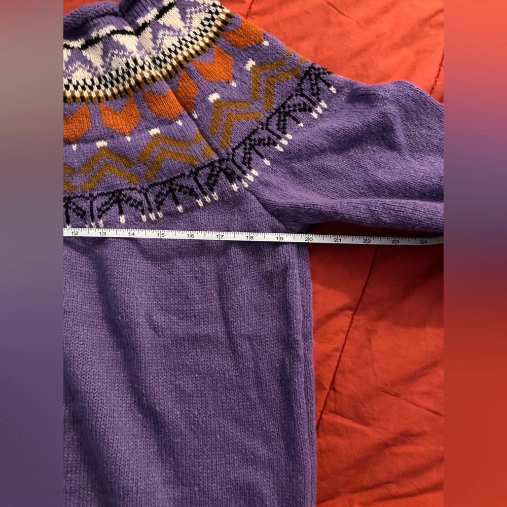 Ladies Purple Crew Neck Sweater
